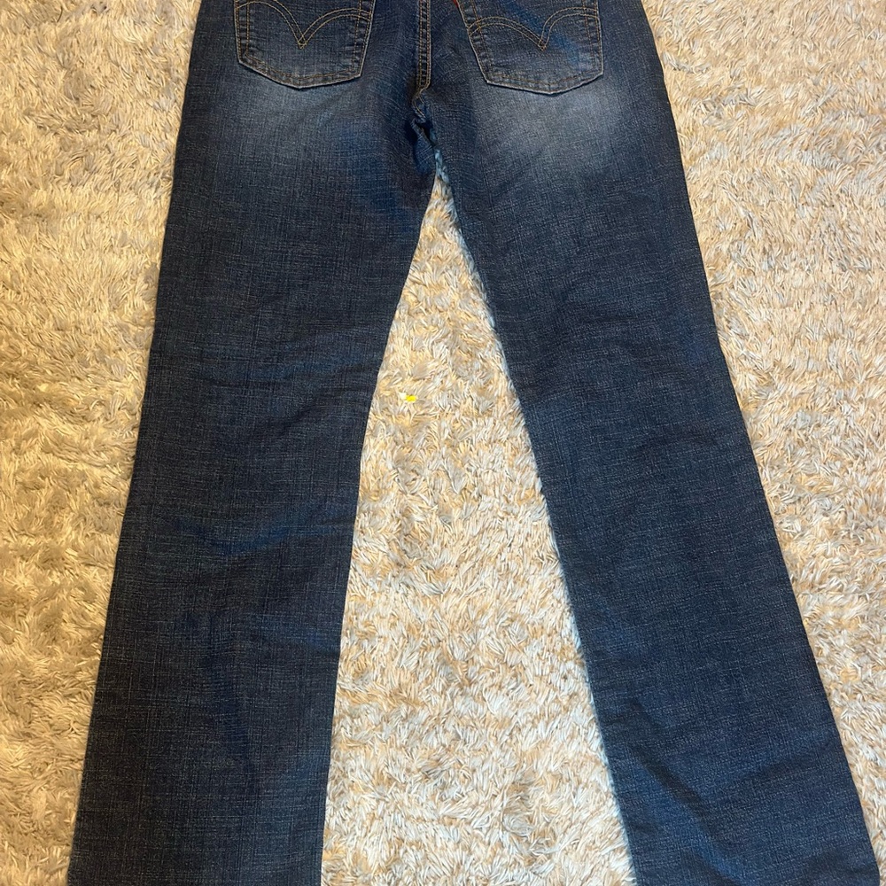 Levi's Dark Blue Women's Boot Cut Jeans - Picture 2 of 6